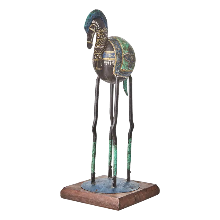 FIGARO Dekoration cirka 40 cm – Svart och turkos från Affari of Sweden
