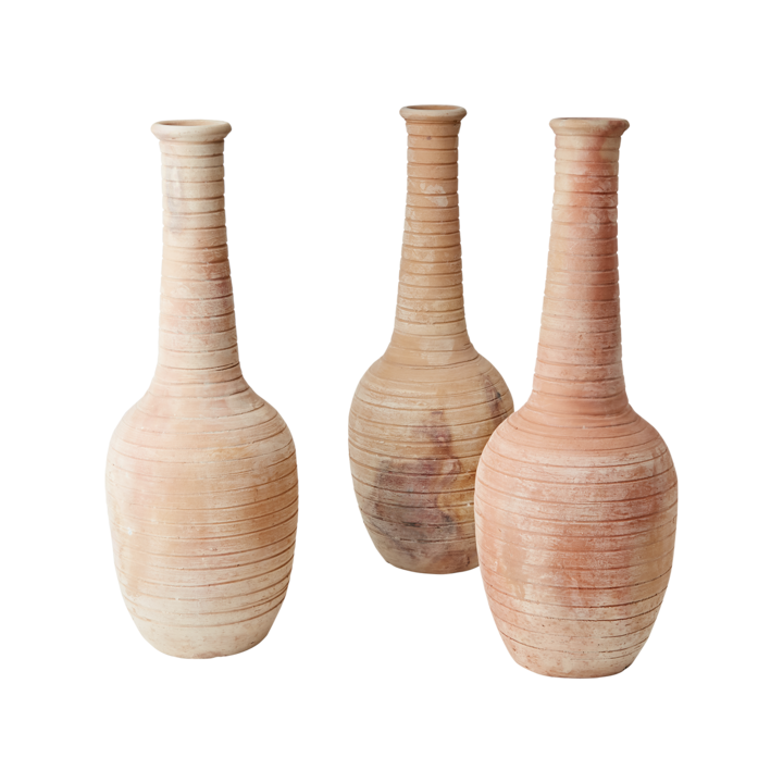 THEO Urna, Terrakotta – cirka diameter: 10/16 cm, höjd: 43 cm