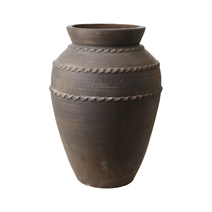 TYRA Kruka, Brun – cirka diameter: 17/31 cm, höjd: 48 cm