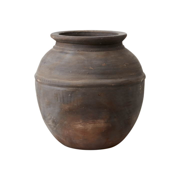 TYRA Kruka, Brun – cirka diameter: 12/23 cm, höjd: 22 cm