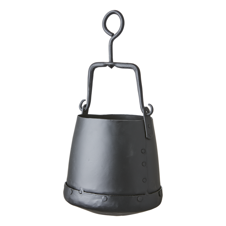 THOR Kruka, Svart – diameter: 19 cm, höjd: 19/38 cm