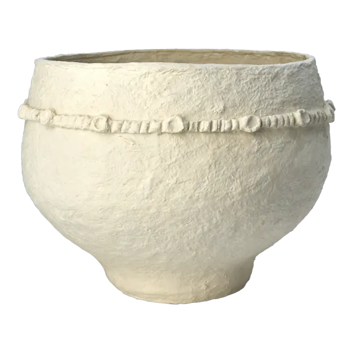 ANGUS Kruka 30 cm – Beige från Affari of Sweden