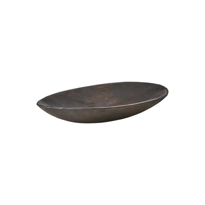 NORTON Skål cirka 28 cm – Svart och brun från Affari of Sweden