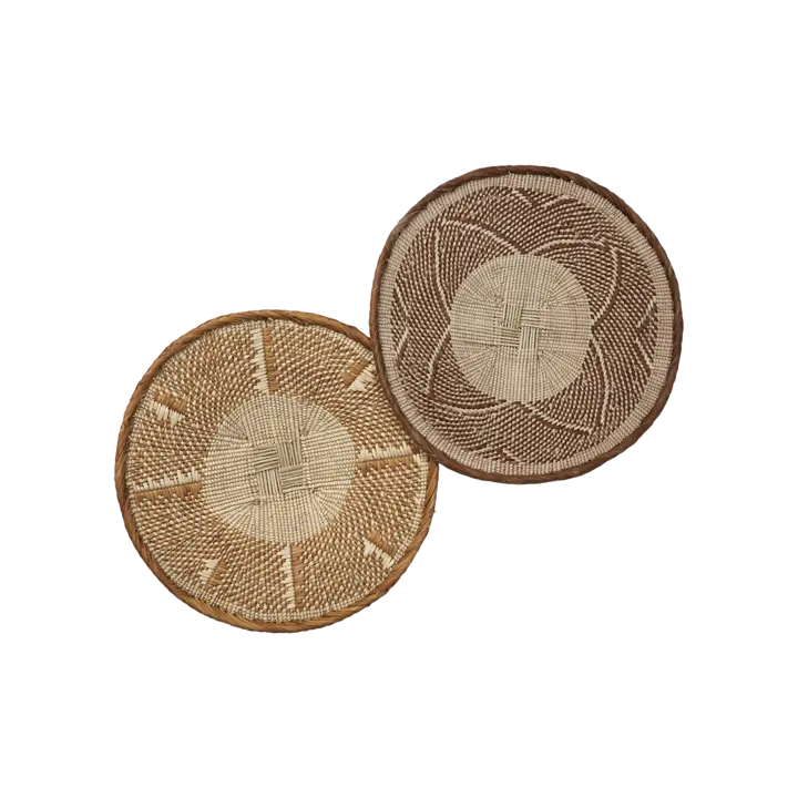 TRIBE Fat cirka 33 cm – Natur och konjaksbrun från Affari of Sweden