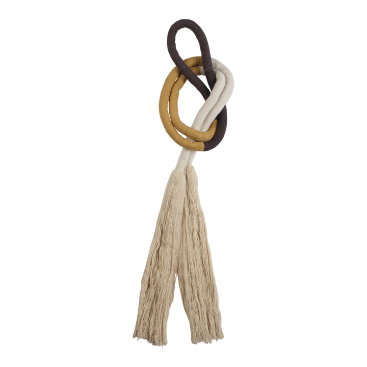 MILLA Väggdekoration, Brun/elfenben – längd: 100 cm, bredd: 20 cm