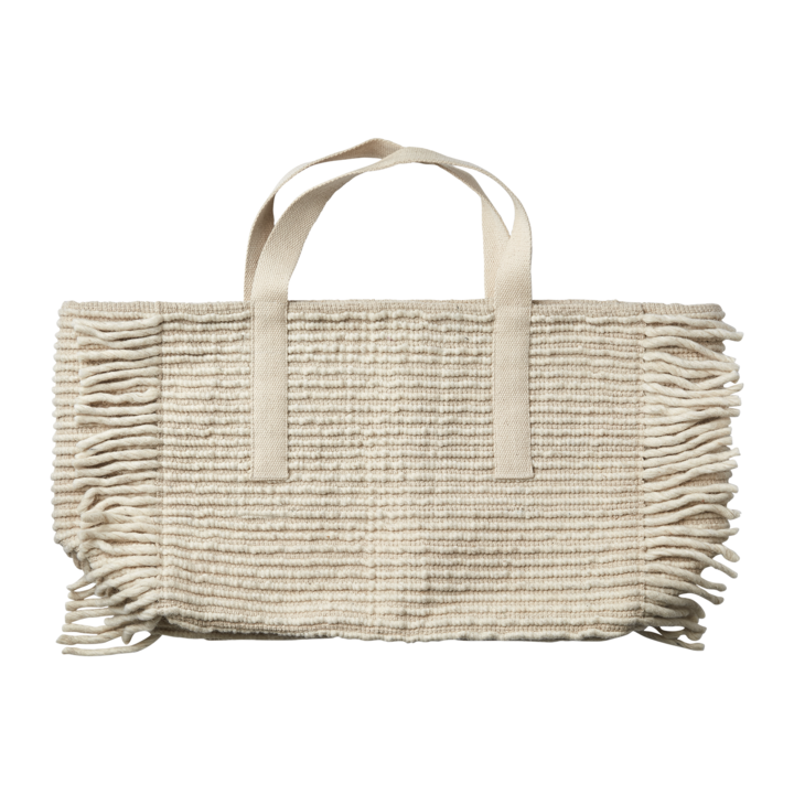 VENDELA Väska M, Elfenben – längd: 50 cm, bredd: 22 cm, höjd: 35/58 cm