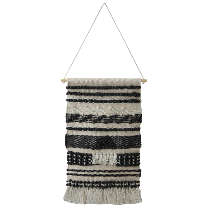 MINNA Väggdekoration, Mörkgrå/vit – längd: 66/92 cm, bredd: 46 cm