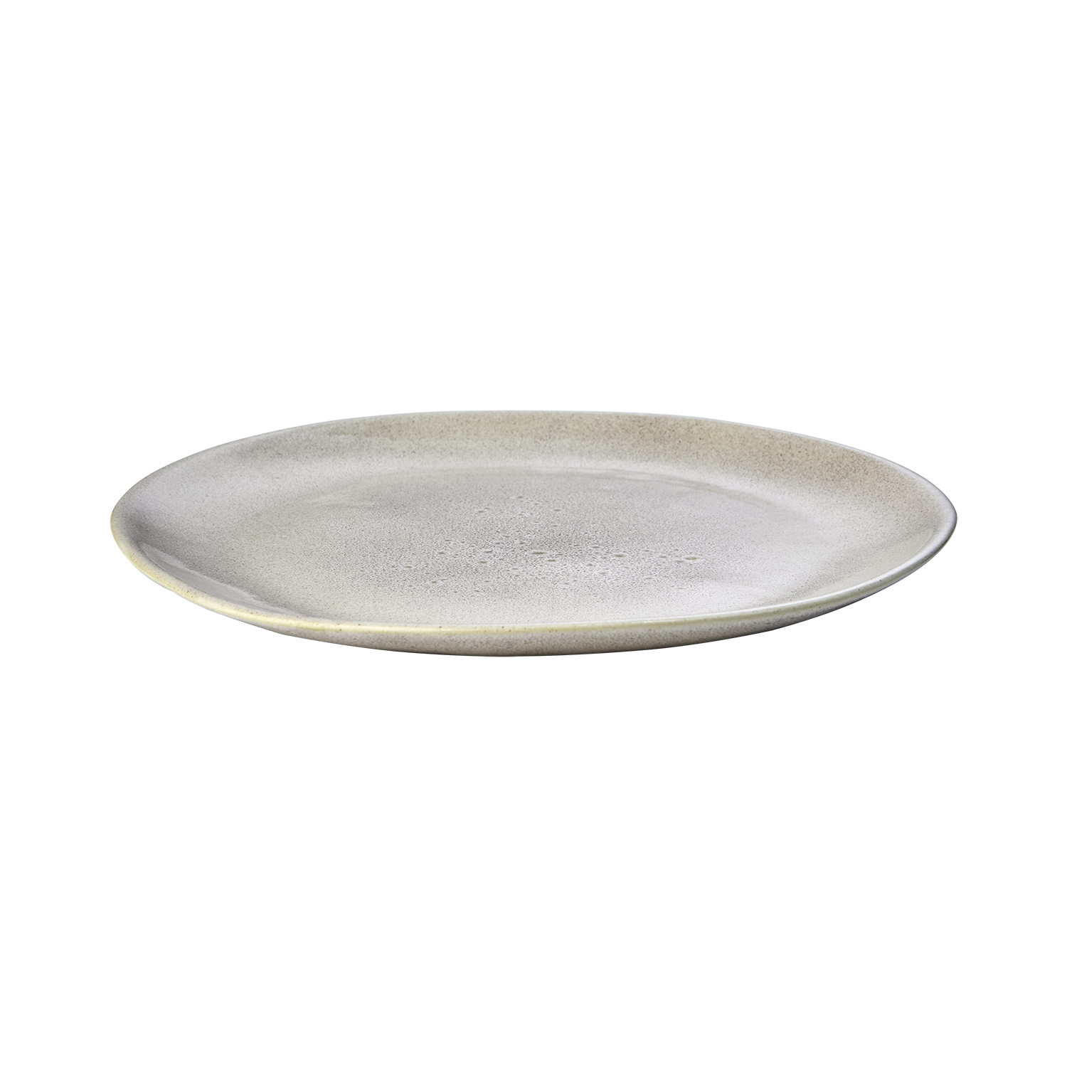 HILMA Tallrik Beige – Stengods Ø26 cm - Set om 4