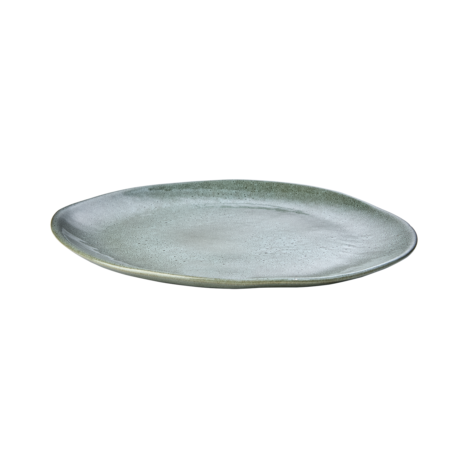 HILMA Tallrik Grön – Stengods Ø26 cm - Set om 4