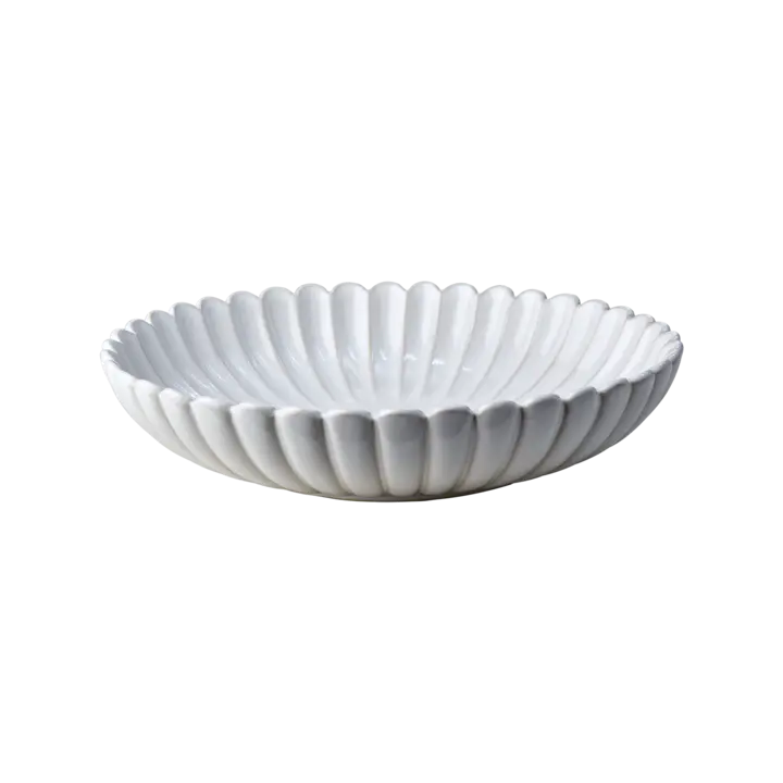 HULDA Serveringsfat 35 cm – Elfenben från Affari of Sweden