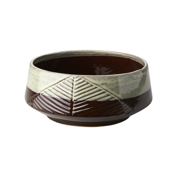 VILLE Skål, Brun/elfenben – diameter: 27/25 cm, höjd: 11 cm