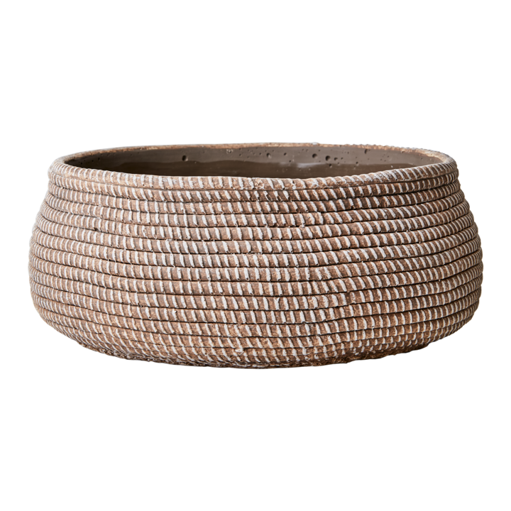 CAMILLE Kruka M, Beige – diameter: 21/25 cm, höjd: 10 cm