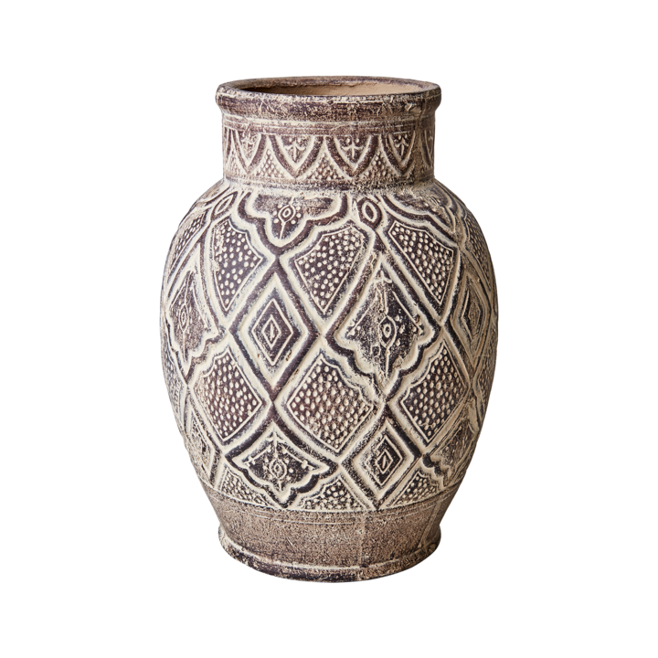 CAMILLE Urna M, Brun – diameter: 14/22 cm, höjd: 31 cm