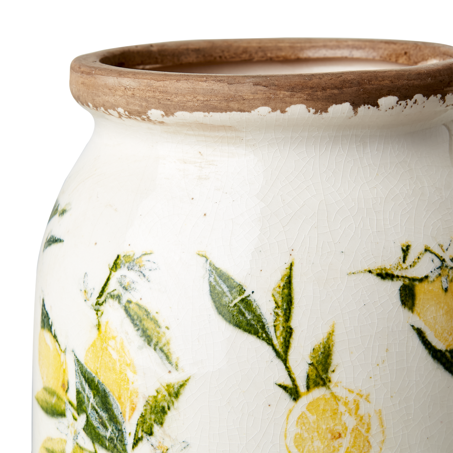 LEMONA Urna M, Vit/grön/gul Affari of Sweden
