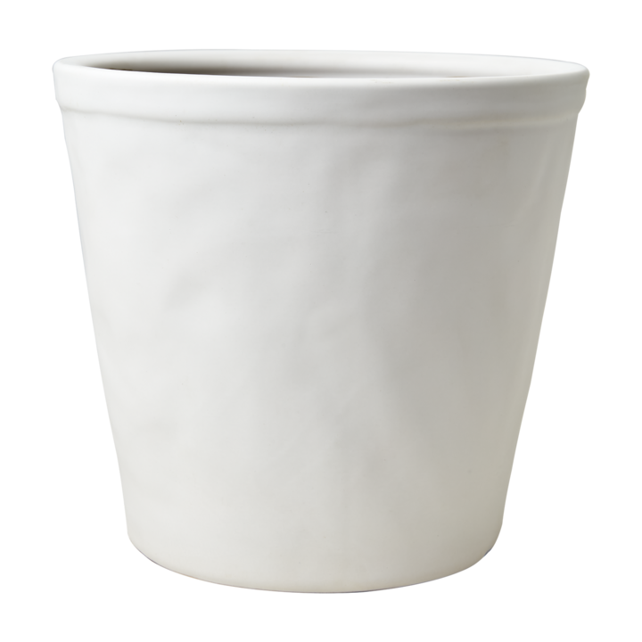 COCOS Kruka XL, Vit – diameter: 15/21 cm, höjd: 20 cm
