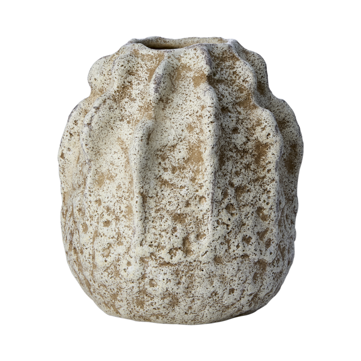 VIGGO Vas, Beige – diameter: 12/19 cm, höjd: 22 cm