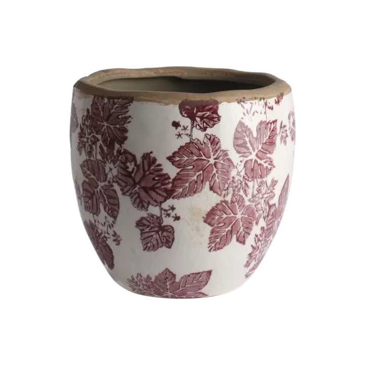 AUTUMN Kruka 14 cm – Burgundy från Affari of Sweden