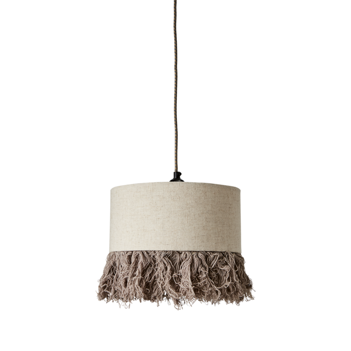 FRANS Lampskärm M, Natur – diameter: 25 cm, höjd: 20 cm