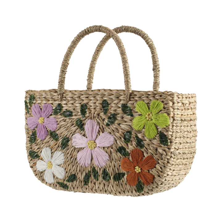 COLLECT Väska, Natur/flerfärgad – längd: 36 cm, bredd: 12,5 cm, höjd: 22/36 cm