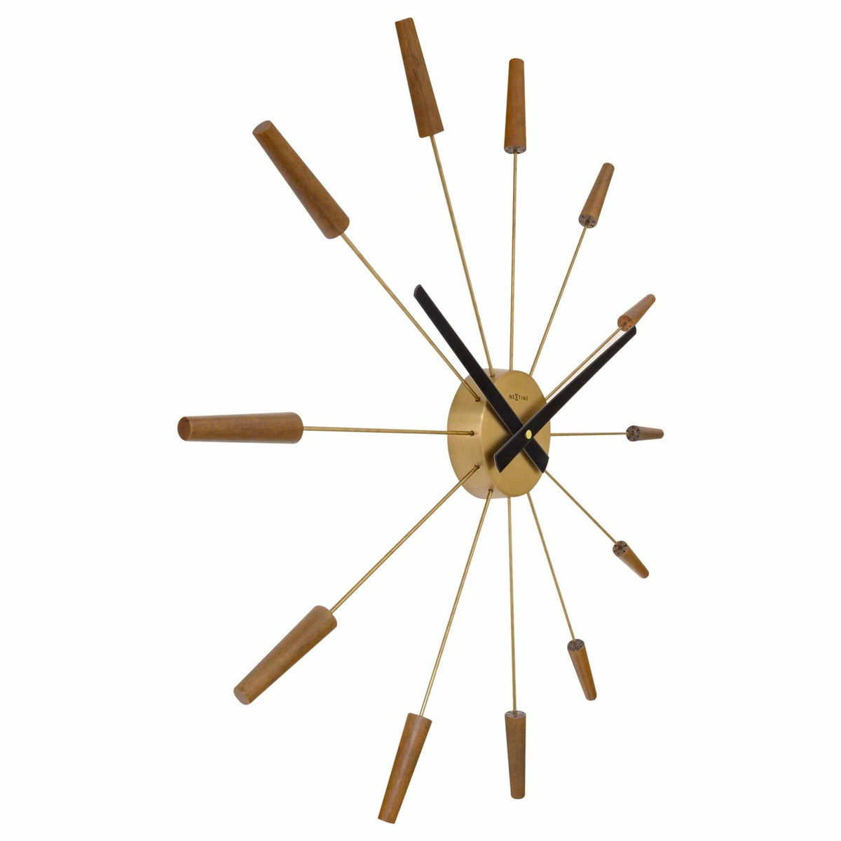 Väggklocka Plug Inn 58 cm Brons från NeXtime