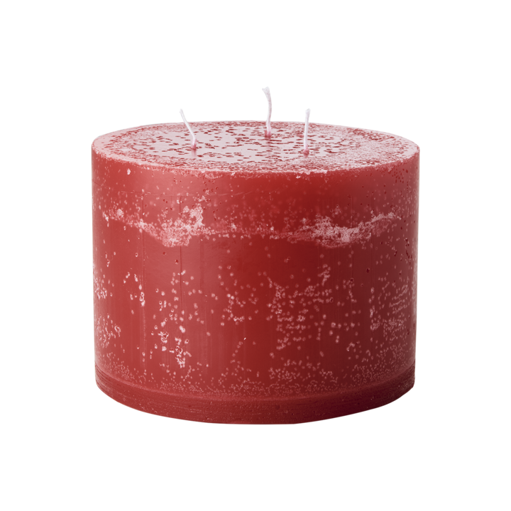 COTE NORD Treveksljus, Röd – diameter: 15 cm, höjd: 11 cm