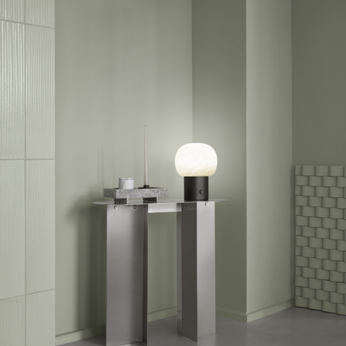 Doftljus Frabli Marmor 8 cm Tonga Sharkskin från blomus