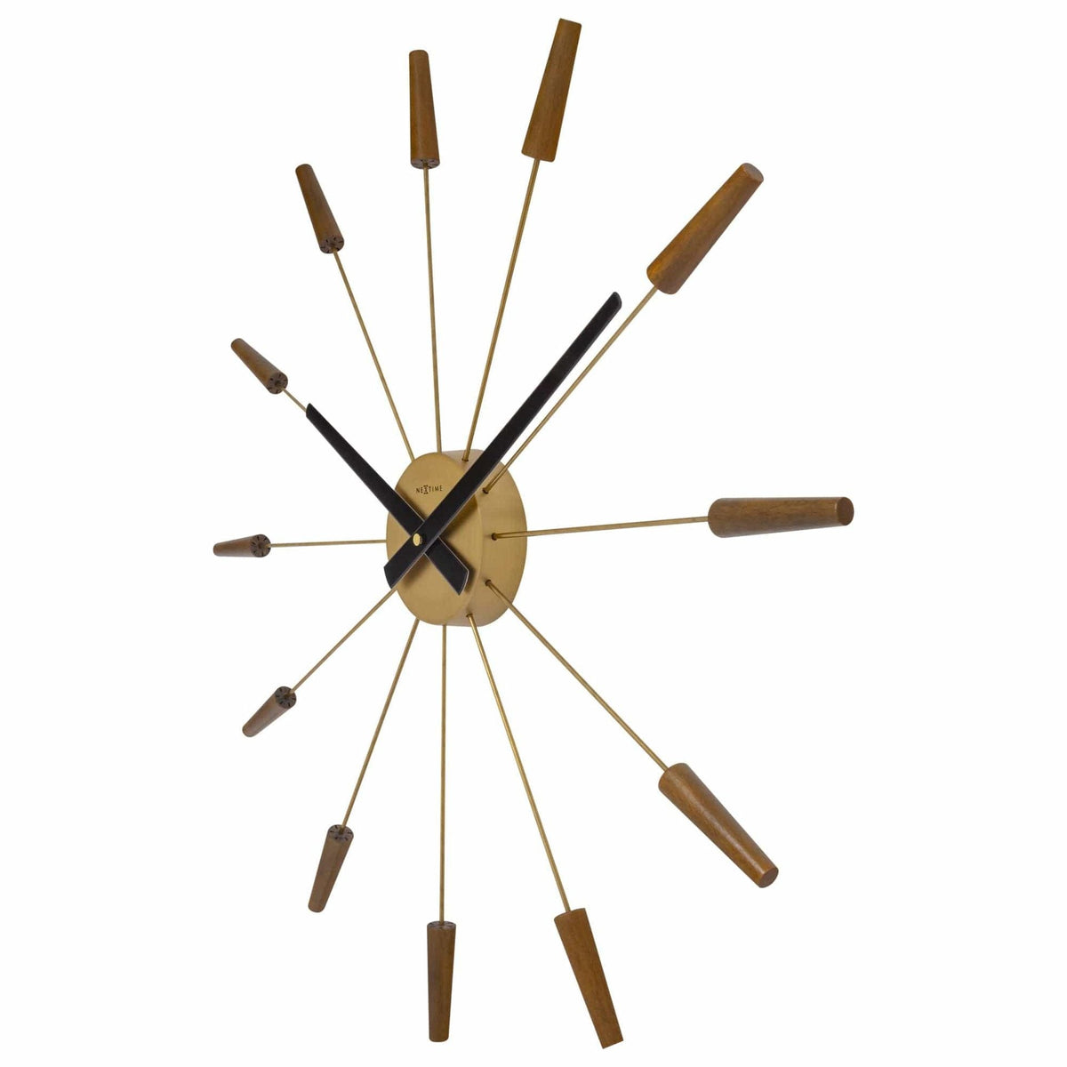 Väggklocka Plug Inn 58 cm Brons från NeXtime
