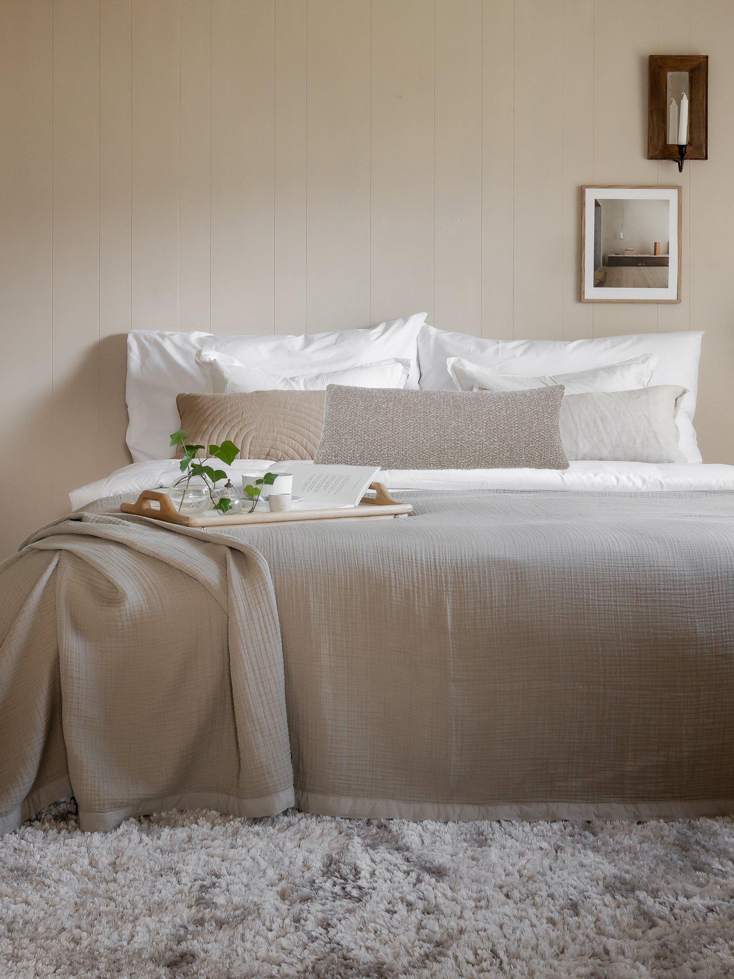 Trond Kuddfodral Beige 35x80cm Svanefors