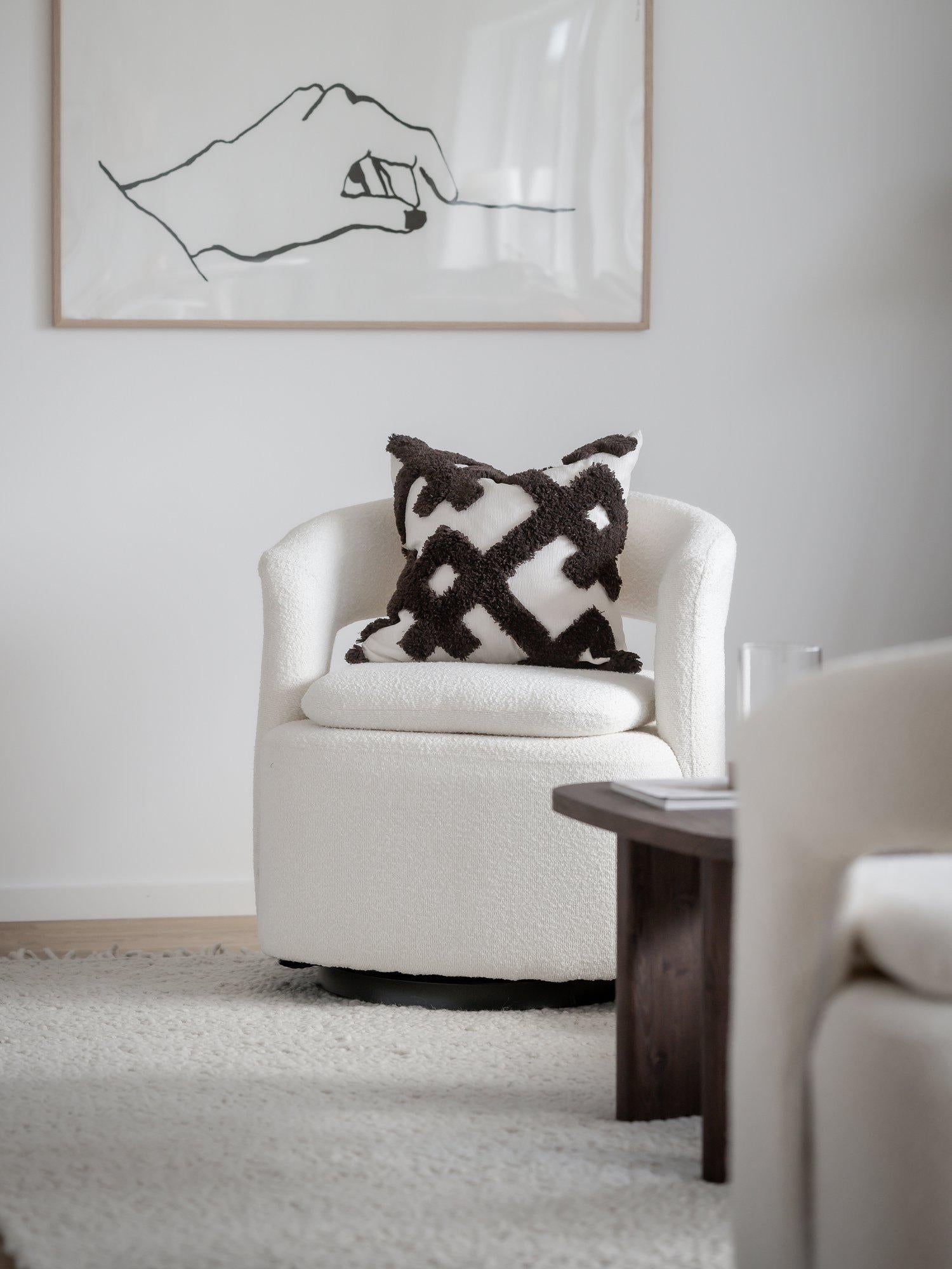 Ines Kuddfodral Mocca 45x45cm Svanefors