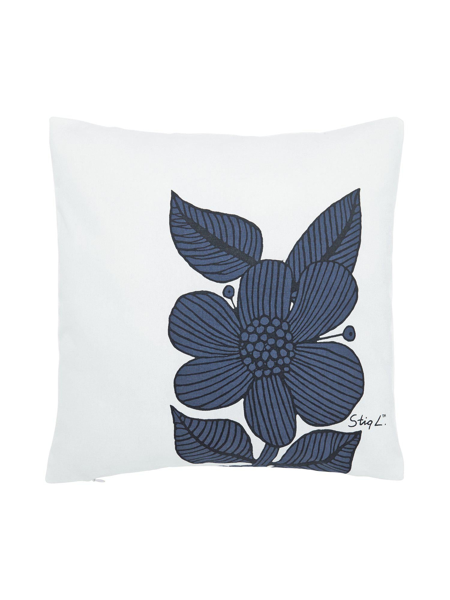Aster XL Kuddfodral Blå 45x45cm Svanefors