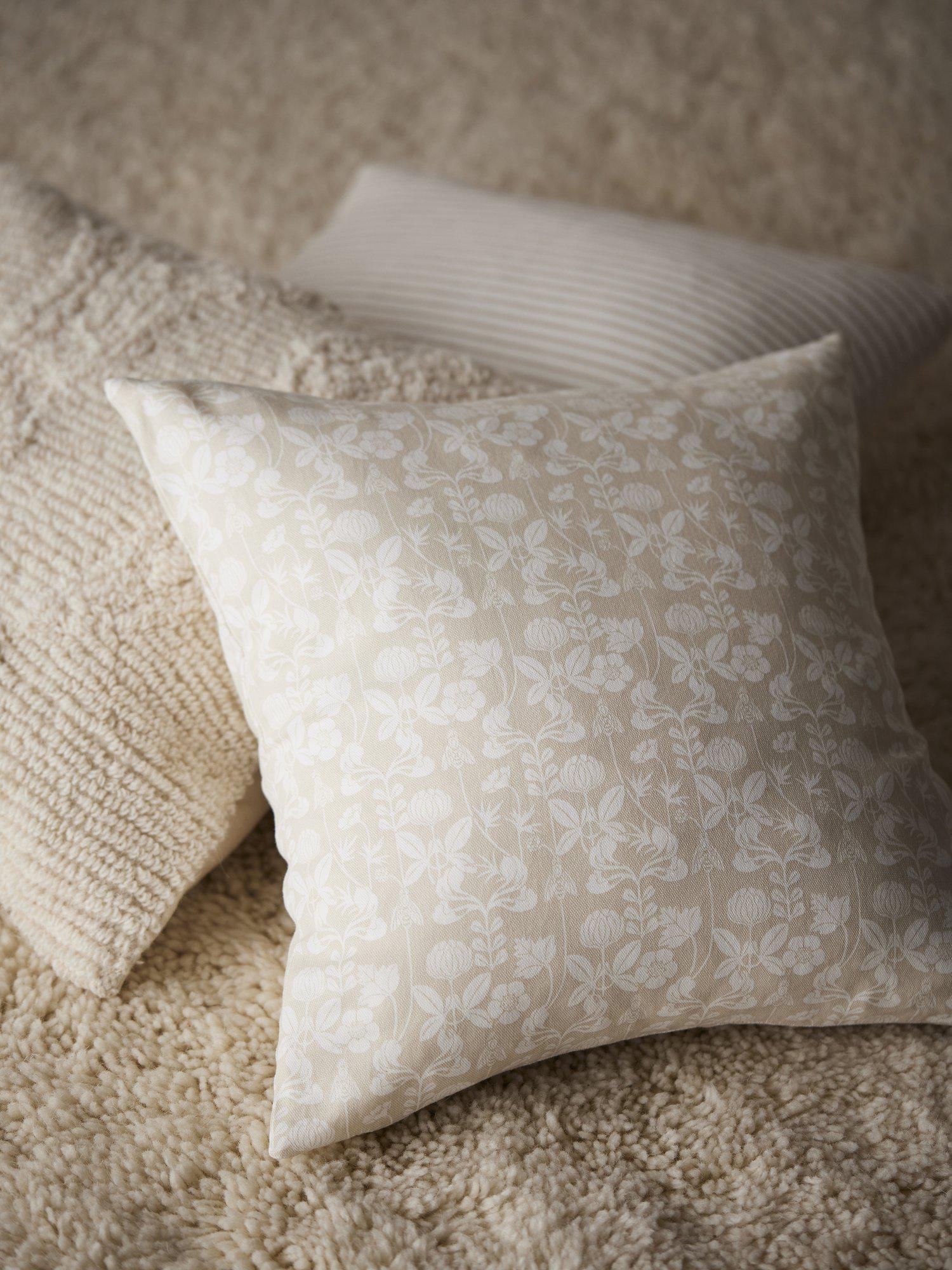 De Mina Kuddfodral Beige 45x45cm Svanefors