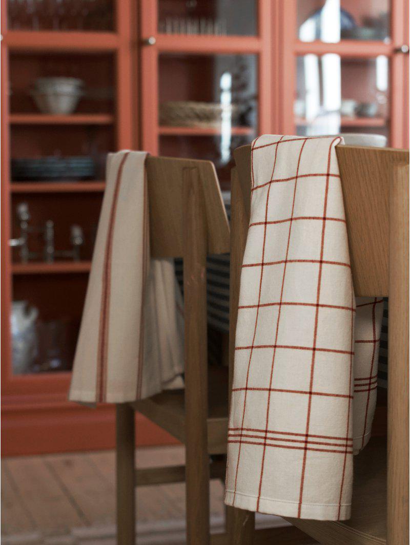 Erin Kökshandduk 2-pack Vinröd 50 × 70 cm