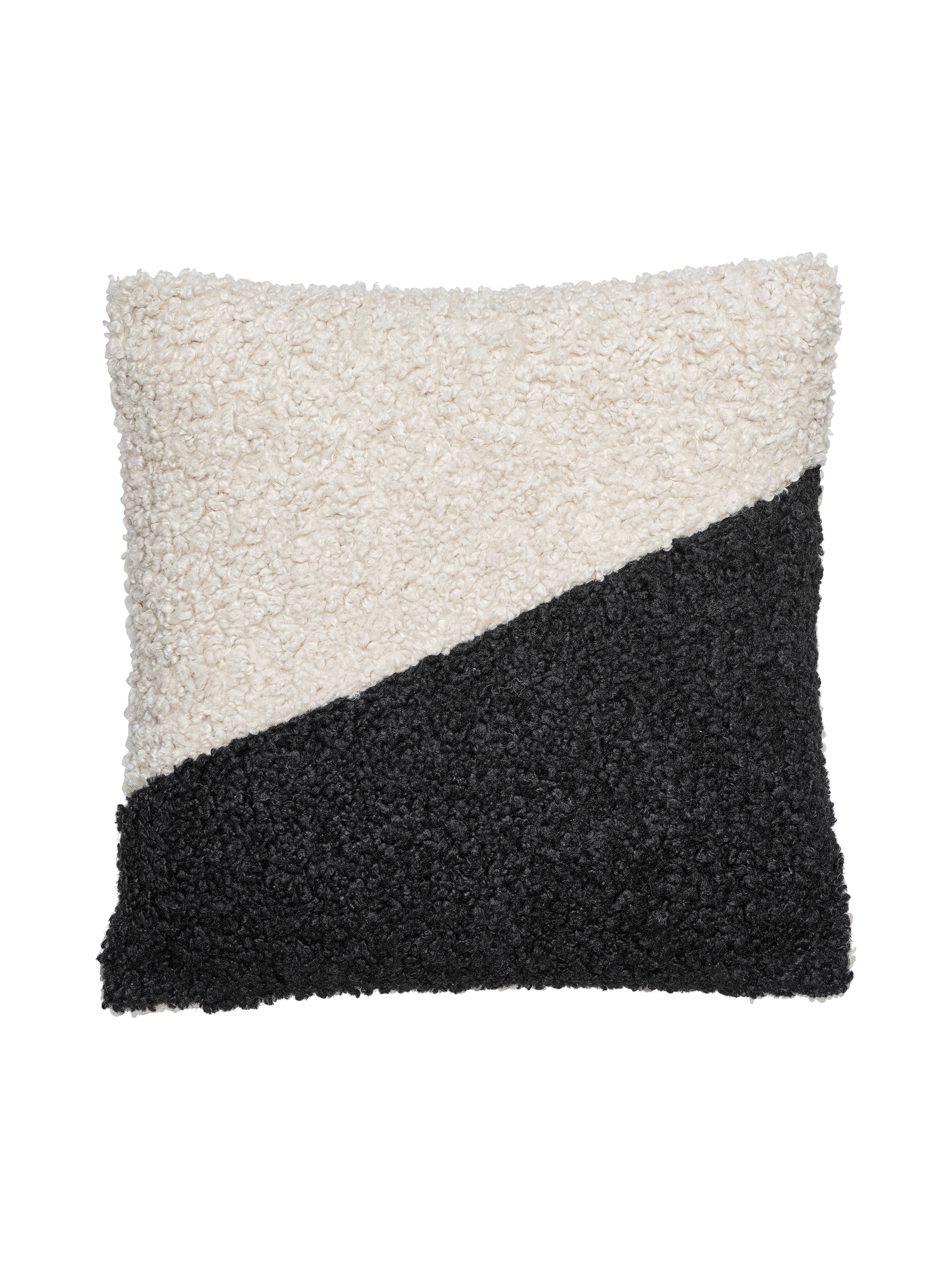 Teddy Kuddfodral Svart 45x45cm Svanefors