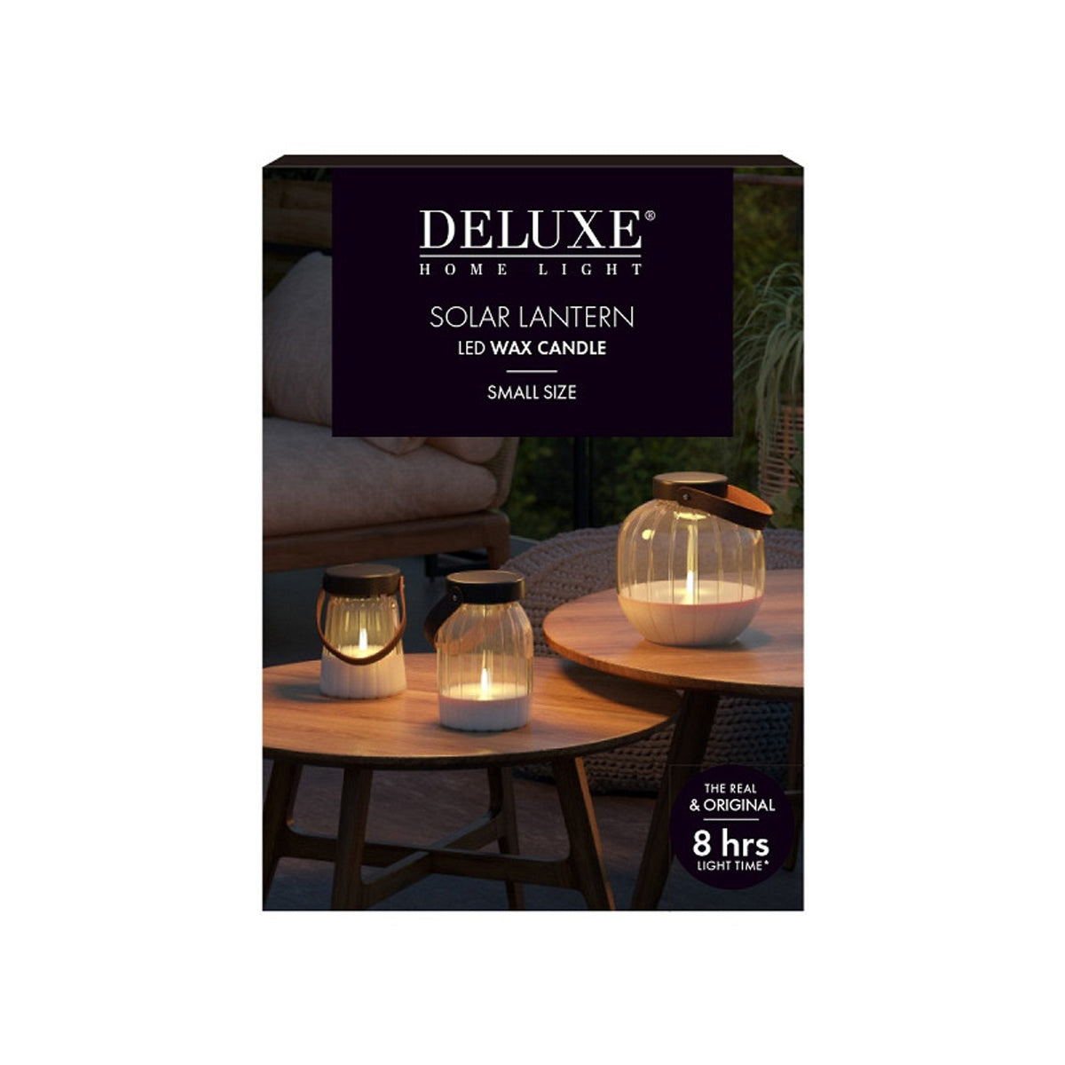 Glaslykta LED 13cm från DeluxeHomeart