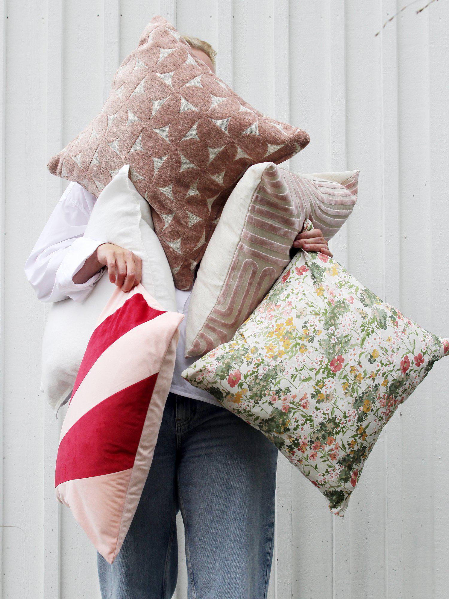 Tess Kuddfodral Puder 45x45cm Svanefors