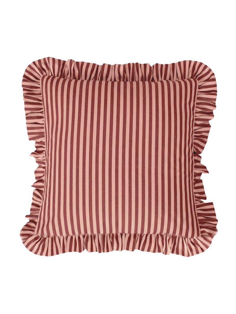 Tuva Kuddfodral Vinröd 45 × 45 cm