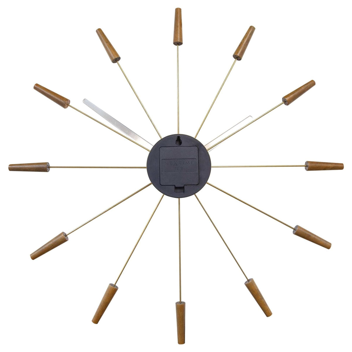 Väggklocka Plug Inn 58 cm Brons från NeXtime