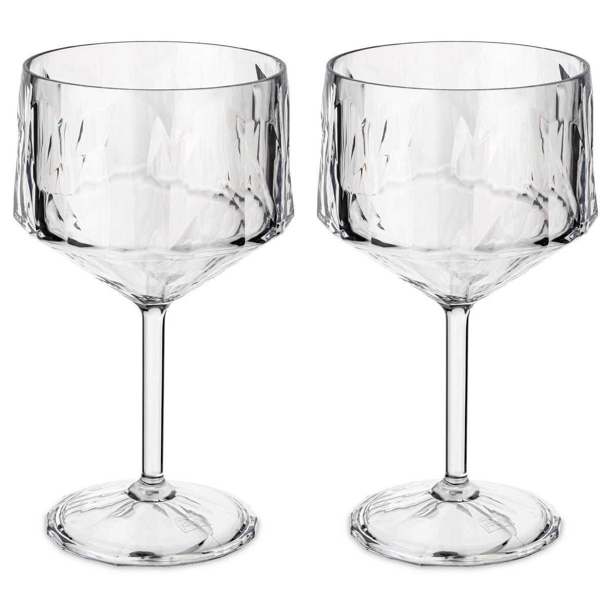 Drinkglas Club No.15 Superglas Plast 40 cl Crystal Clear 2-pack från Koziol