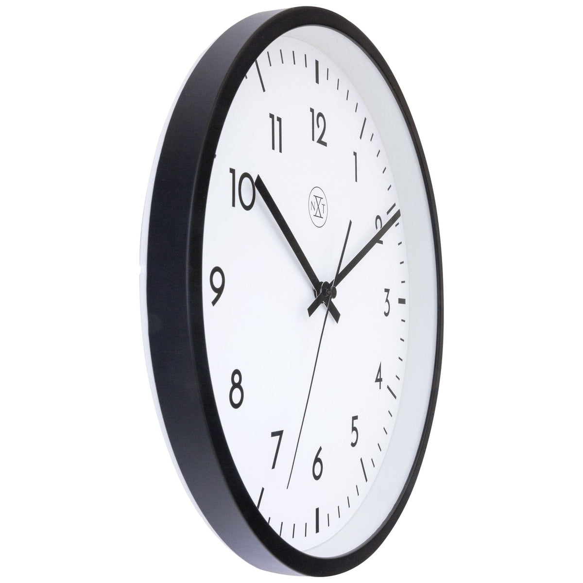 Väggklocka Easy Big 30 cm Svart/Vit från NeXtime
