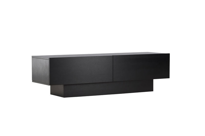 Cuenca - TV-bänk - 160 x 45 Svart