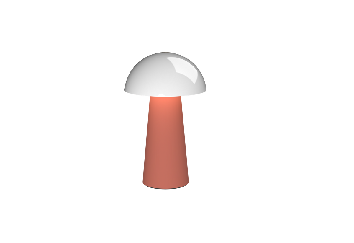 LED-Lampa Bello Portabel Terracotta från KREAFUNK