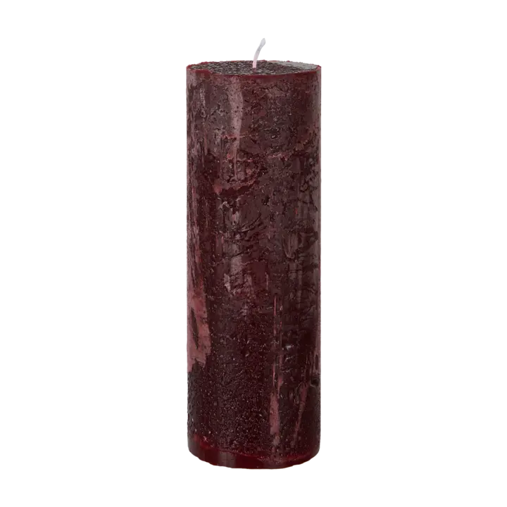 COTE NORD Blockljus diameter 7 × 20 cm – Bordeaux från Affari of Sweden