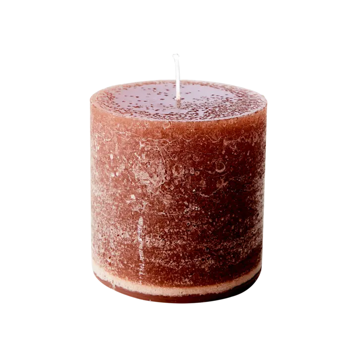 COTE NORD Blockljus diameter 10 × 10 cm – Kola från Affari of Sweden