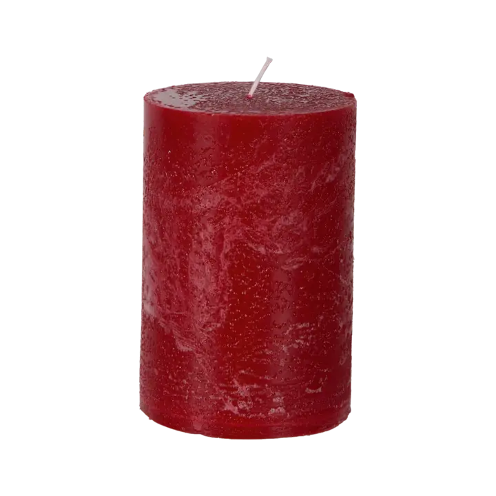 COTE NORD Blockljus diameter 10 × 15 cm – Röd från Affari of Sweden