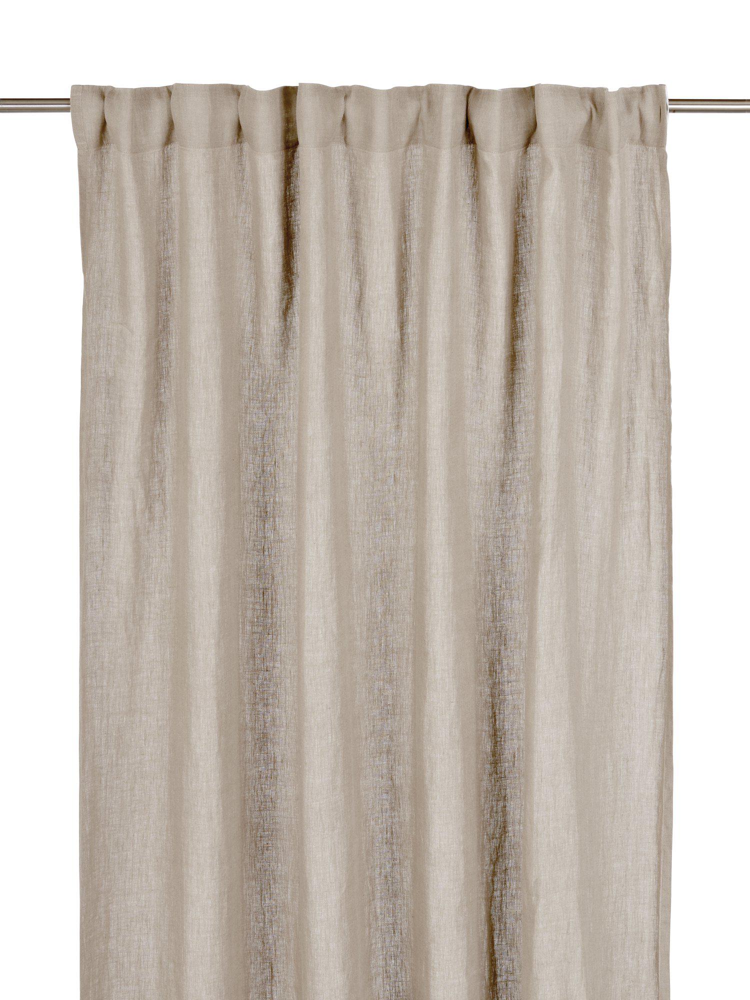 Julie Gardin 2P Lin/Vit 2x145x280cm Svanefors