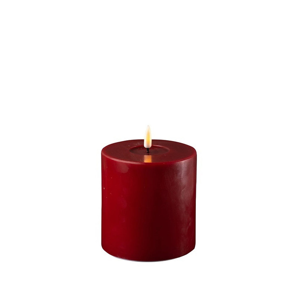 Blockljus LED Bordeaux 10x10 cm från DeluxeHomeart