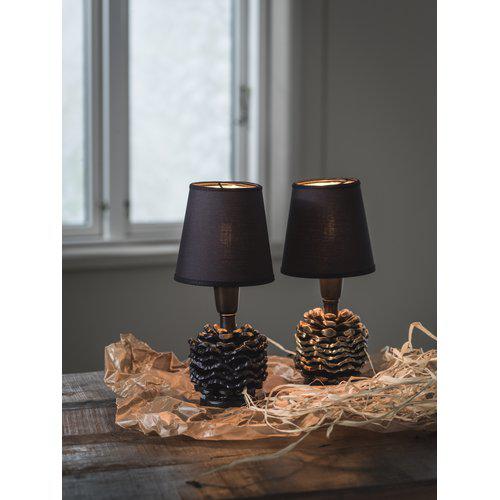 Kotten, Lampfot Svart 19 cm