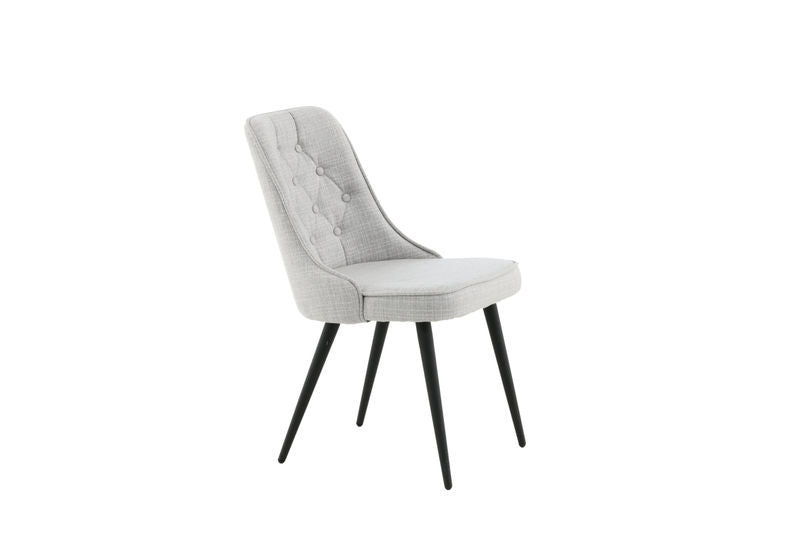 Velvet Deluxe Matstol Grå