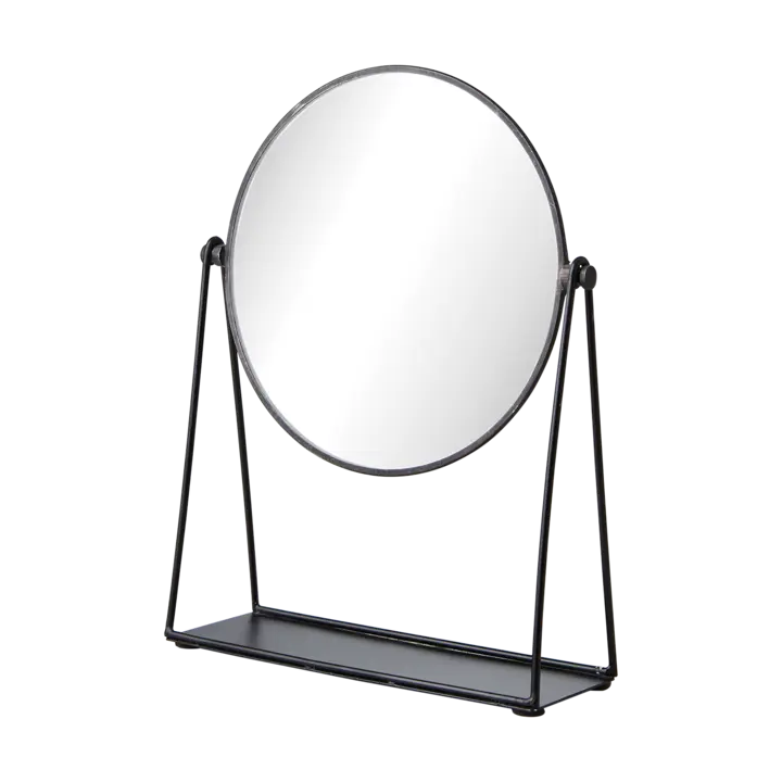 MARINA Spegel 30 cm – Svart från Affari of Sweden