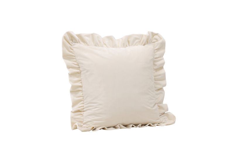 Venture Home Hailey Cushion Cover Poly Velvet - White 50x50 Venture Home